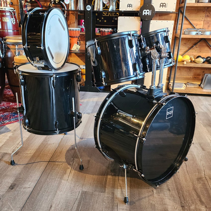 Used Misc 5pc Drum Set Jet Black - Fair - Drum Center Of Portsmouth