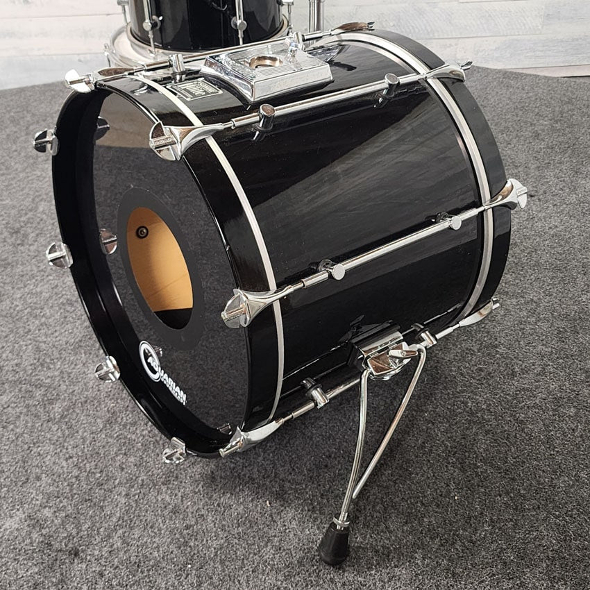 Used Sonor HiLite 4pc Drum Set Black - Good - Drum Center Of Portsmouth