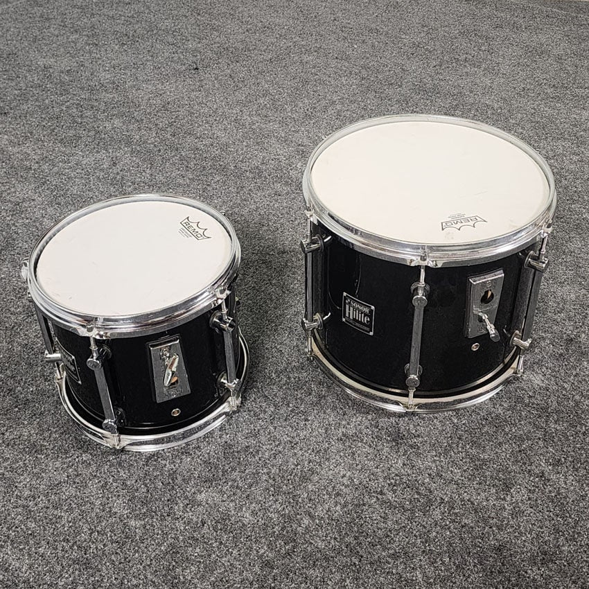 Used Sonor HiLite 4pc Drum Set Black - Good - Drum Center Of Portsmouth