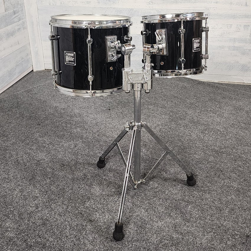 Used Sonor HiLite 4pc Drum Set Black - Good - Drum Center Of Portsmouth