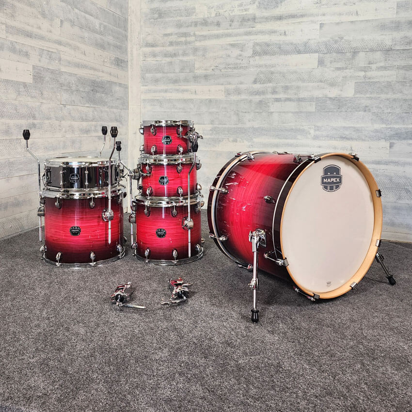 Used Mapex Armory 6pc Drum Set Tanzani Burst - Very Good - Drum Center Of Portsmouth
