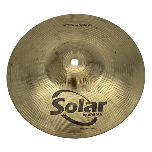 Used Solar by Sabian Splash Cymbal 10" - Very Good - Drum Center Of Portsmouth