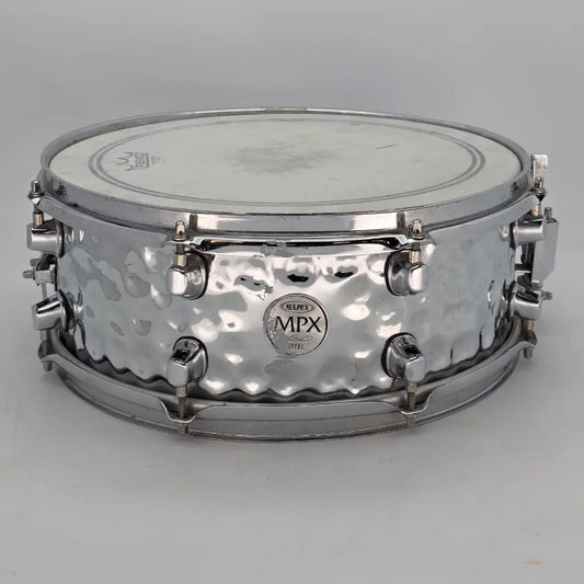 Used Mapex MPX Steel Snare Drum 14x5.5 - Fair - Drum Center Of Portsmouth