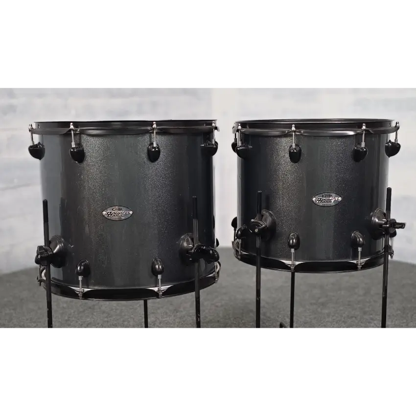 Used PDP Double Drive 7pc Drum Set Grey - Fair - Drum Center Of Portsmouth