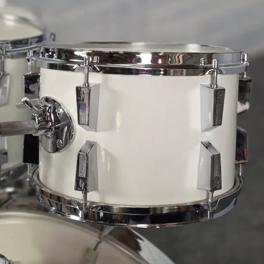 Used Sonor Phonic Centennial 4pc Drum Set White Wrap - Good - Drum Center Of Portsmouth