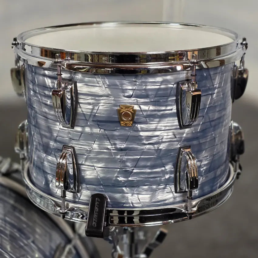 Used Ludwig Classic Maple FAB 3pc Drum Set Sky Blue - Very Good - Drum Center Of Portsmouth