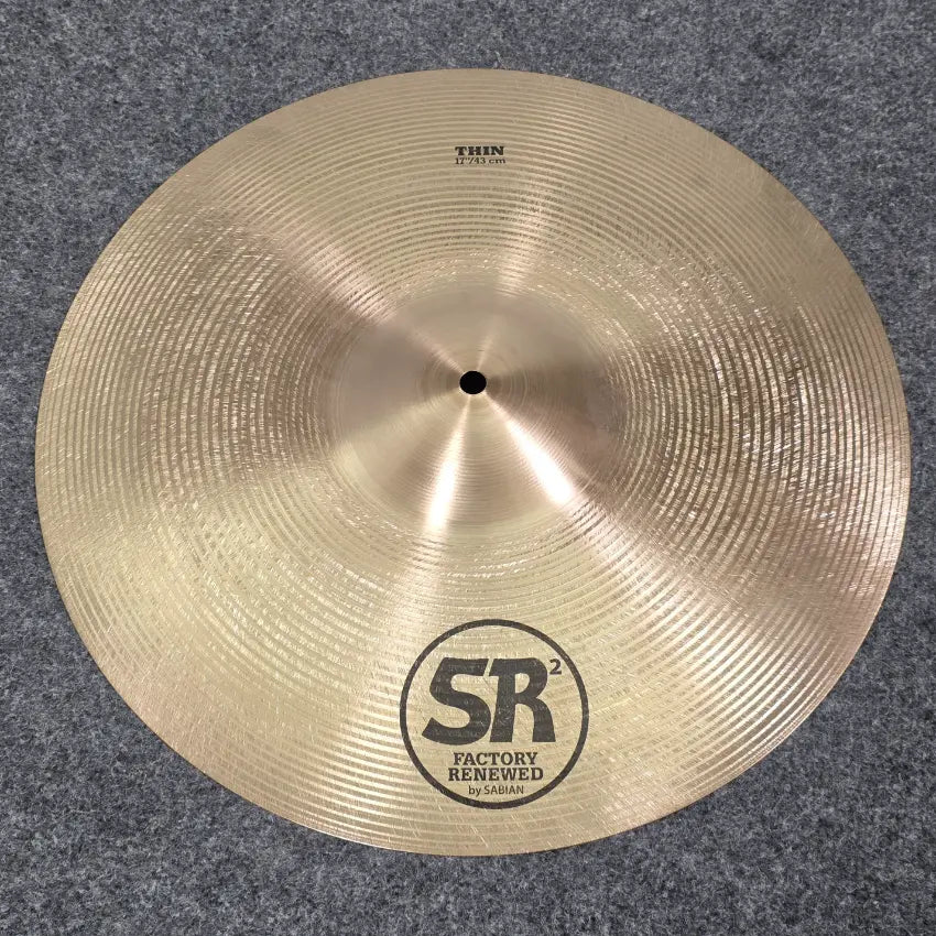 Used Sabian SR2 Thin Crash Cymbal 17" - Good - Drum Center Of Portsmouth