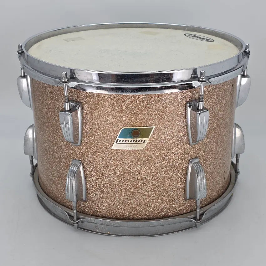 Used Vintage Ludwig Tom 13x9 Champagne Sparkle - Good - Drum Center Of Portsmouth