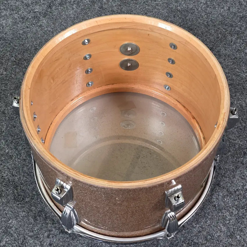Used Vintage Ludwig Tom 13x9 Champagne Sparkle - Good - Drum Center Of Portsmouth
