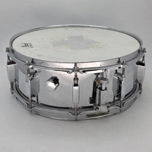 Used Pearl Steel Shell 14x5.5 Snare Drum - Good - Drum Center Of Portsmouth