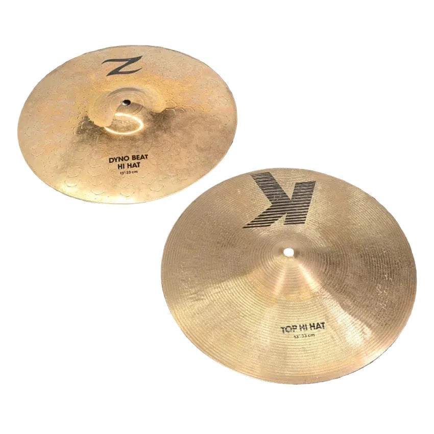 Used Zildjian K/Z Hi Hat Cymbals 13" - Good - Drum Center Of Portsmouth