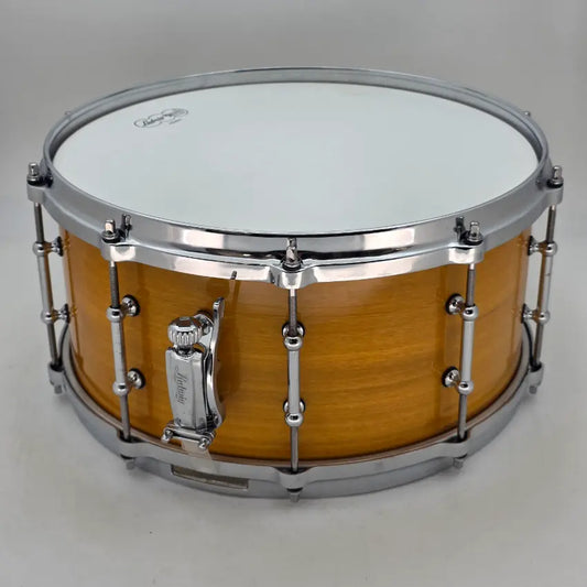 Used Ludwig Limited Edition Solid Ply Tulipwood Snare Drum 14x6.5 Golden Slumbers - Excellent - Drum Center Of Portsmouth
