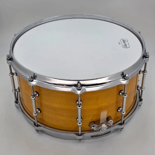 Used Ludwig Limited Edition Solid Ply Tulipwood Snare Drum 14x6.5 Golden Slumbers - Excellent - Drum Center Of Portsmouth