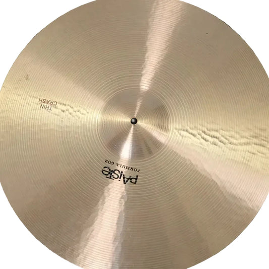 Used Paiste Formula 602 Thin Crash Cymbal 22" - Very Good - Drum Center Of Portsmouth