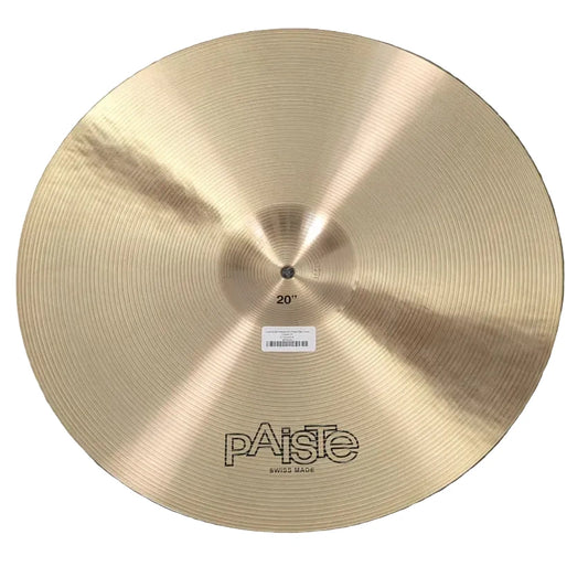 Used Paiste Formula 602 Paper Thin Crash Cymbal 20" - Very Good - Drum Center Of Portsmouth