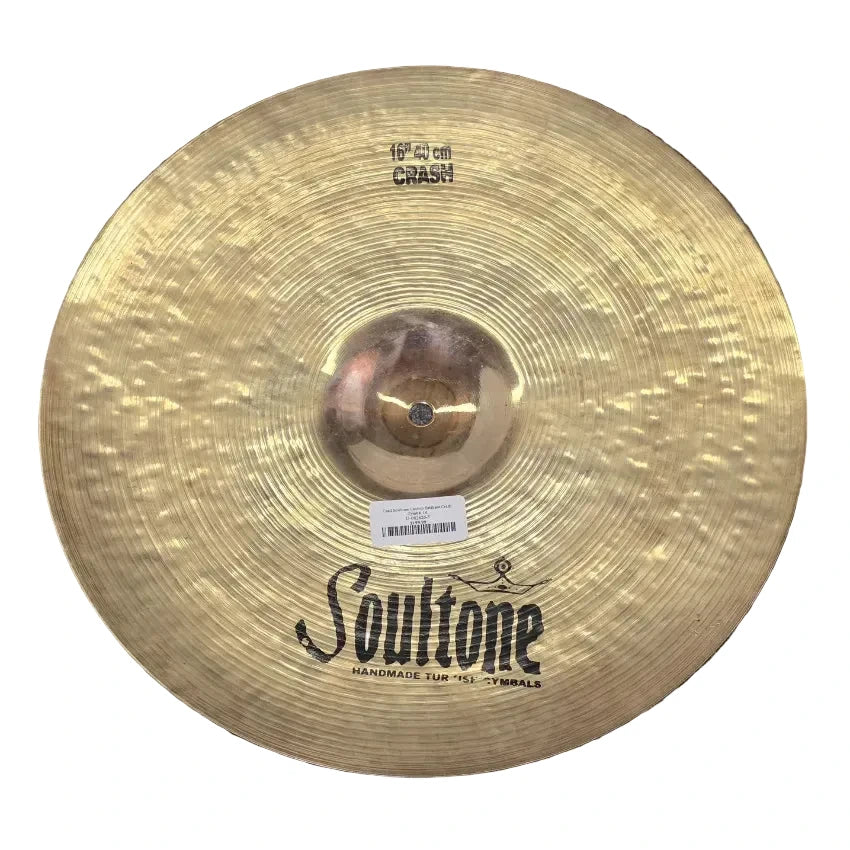 Used Soultone Custom Brilliant Crash Cymbal 16" - Good - Drum Center Of Portsmouth