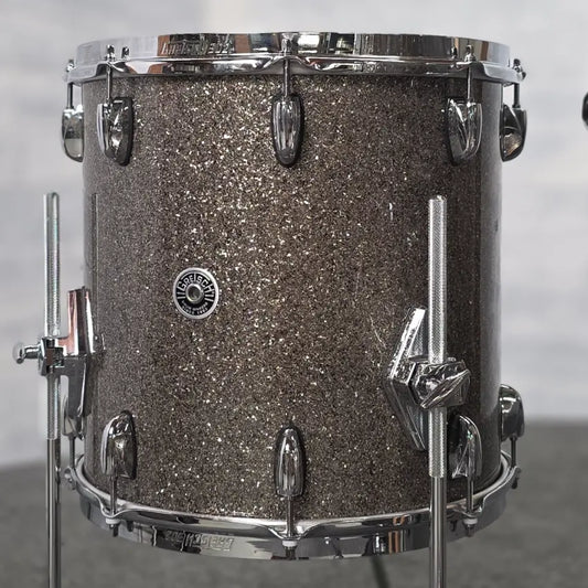 Used Gretsch Brooklyn 4pc Drum Set Twilight Glass - Very Good - Drum Center Of Portsmouth
