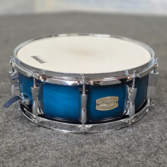 Used Yamaha Stage Custom Snare Drum 14x5.5 Deep Blue Sunburst - Very Good - Drum Center Of Portsmouth