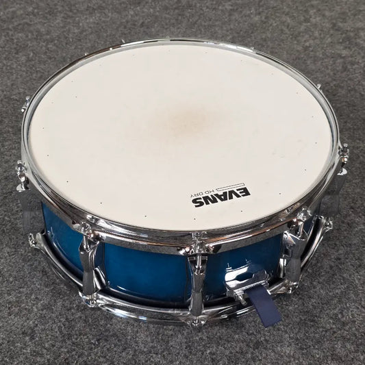 Used Yamaha Stage Custom Snare Drum 14x5.5 Deep Blue Sunburst - Very Good - Drum Center Of Portsmouth