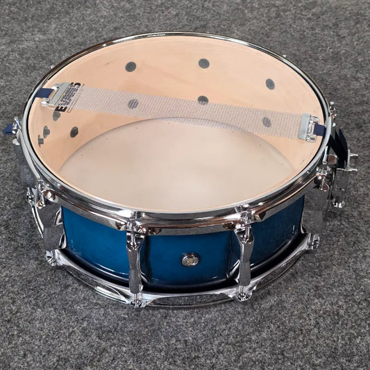 Used Yamaha Stage Custom Snare Drum 14x5.5 Deep Blue Sunburst - Very Good - Drum Center Of Portsmouth