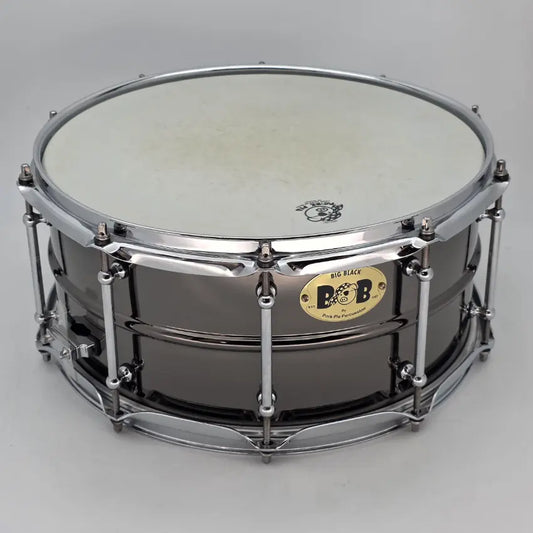 Used Pork Pie "Big Black" Snare Drum 14x6.5 - Good - Drum Center Of Portsmouth