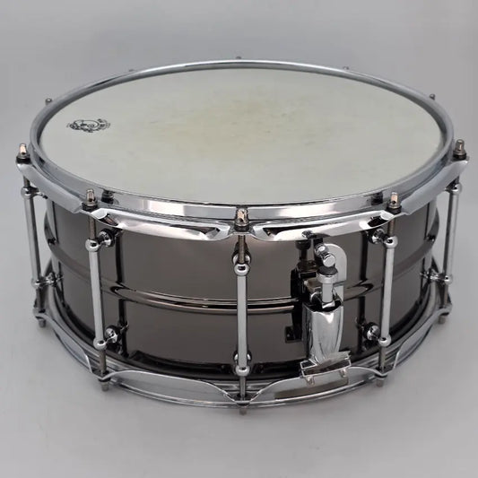 Used Pork Pie "Big Black" Snare Drum 14x6.5 - Good - Drum Center Of Portsmouth