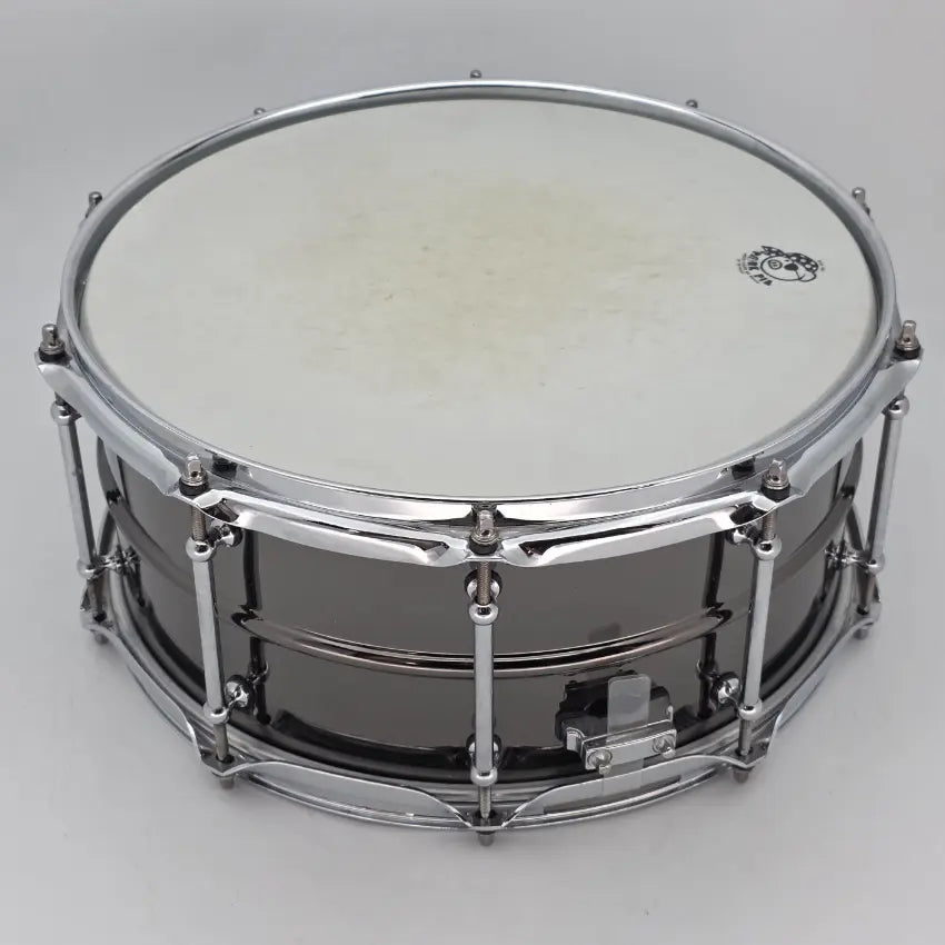 Used Pork Pie "Big Black" Snare Drum 14x6.5 - Good - Drum Center Of Portsmouth