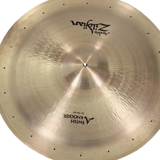 Used Zildjian A Swish Knocker Cymbal 22" w/o Rivets - Good - Drum Center Of Portsmouth