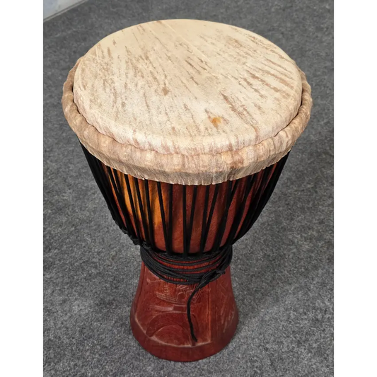 Used Hand Carved Djembe 14" w/Bag - Good - Drum Center Of Portsmouth