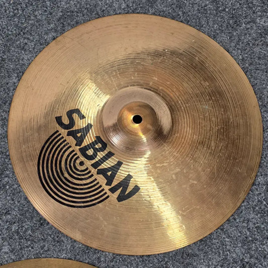 Used Sabian B8 Pro Medium Hi Hat Cymbals 14" - Fair - Drum Center Of Portsmouth