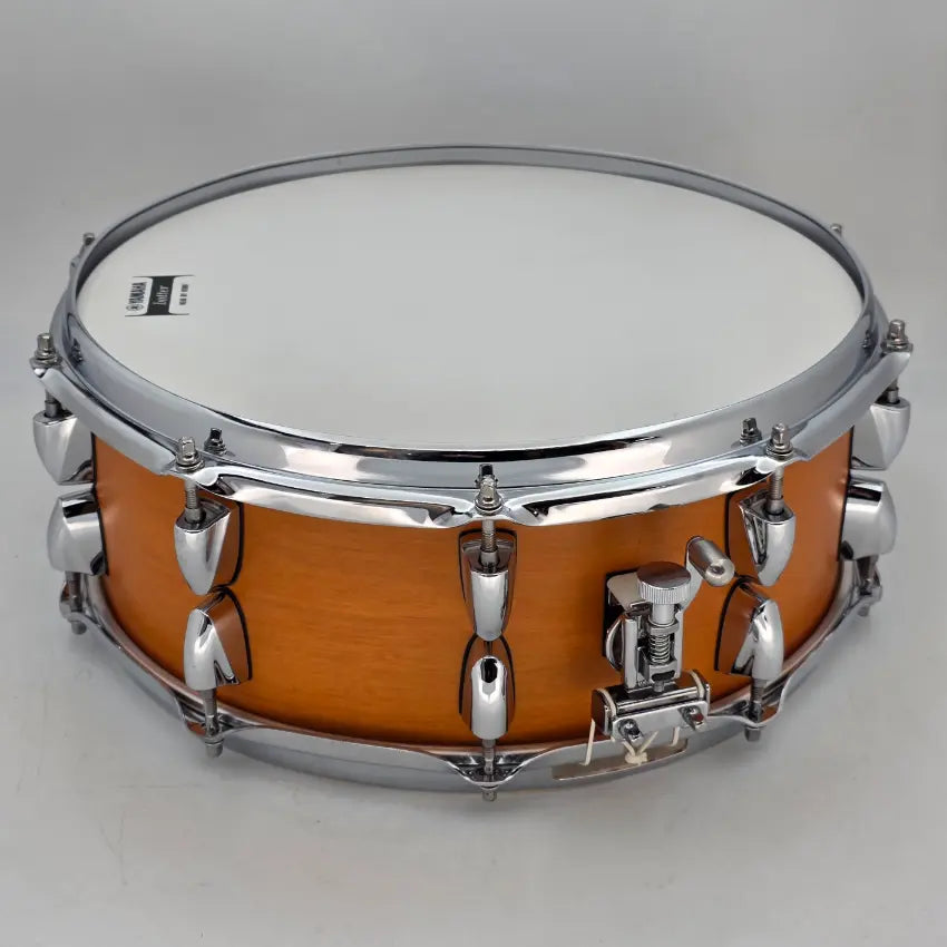 Used Yamaha Tour Custom Maple Snare Drum 14x5.5 Caramel Satin - Good - Drum Center Of Portsmouth