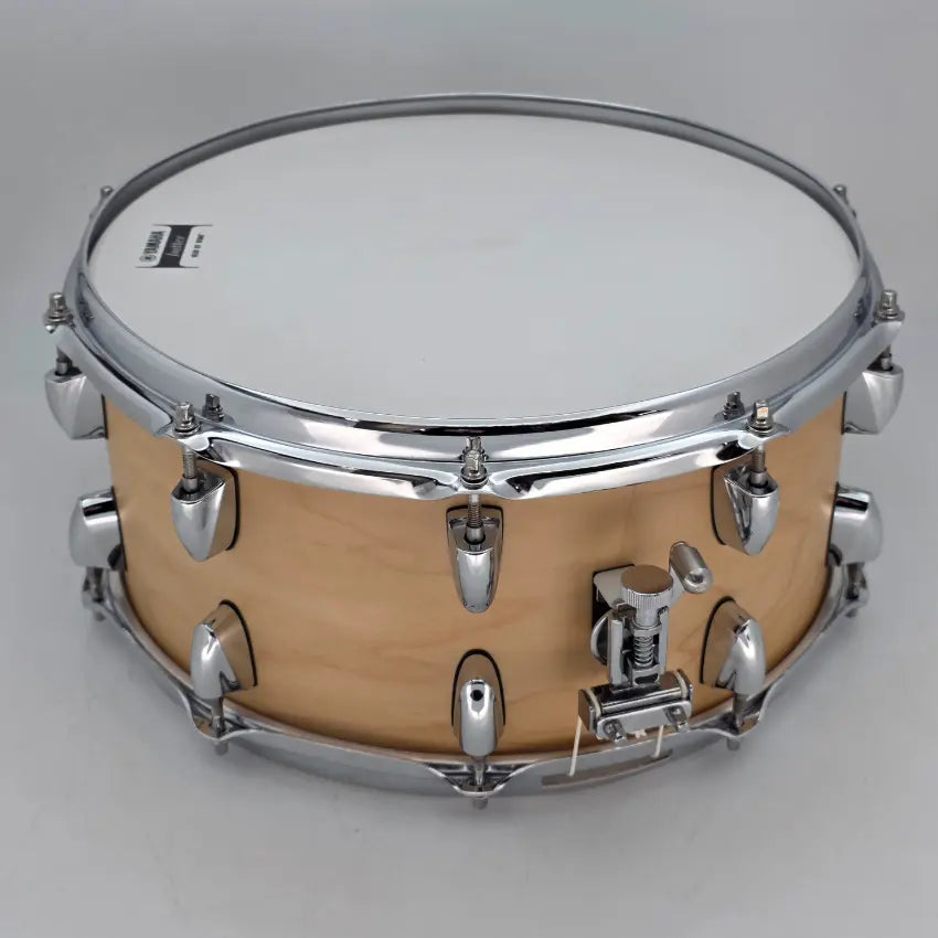 Used Yamaha Tour Custom Maple Snare Drum 14x6.5 Butterscotch Satin - Good - Drum Center Of Portsmouth