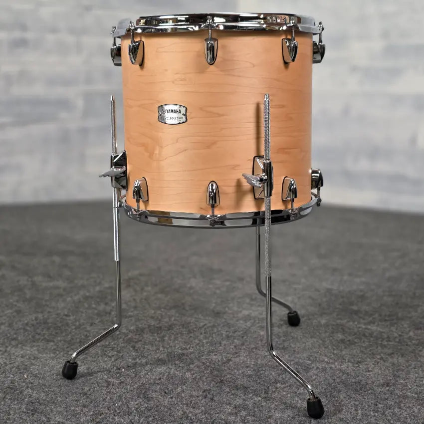 Used Yamaha Tour Custom Maple Floor Tom 14x13 Butterscotch Satin - Good - Drum Center Of Portsmouth