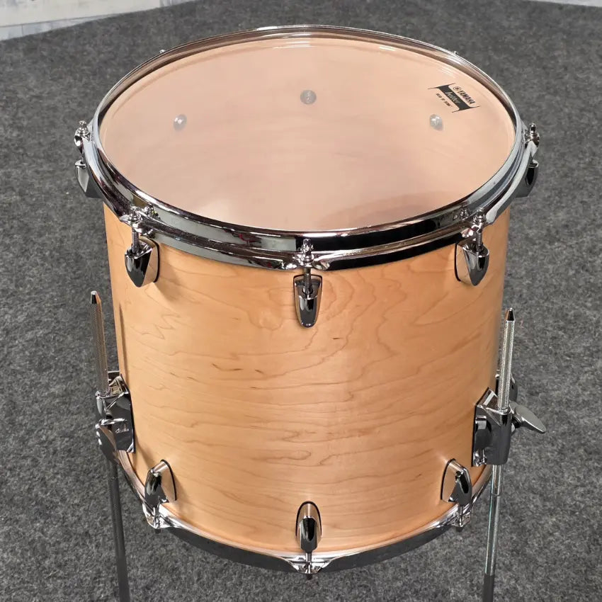 Used Yamaha Tour Custom Maple Floor Tom 14x13 Butterscotch Satin - Good - Drum Center Of Portsmouth