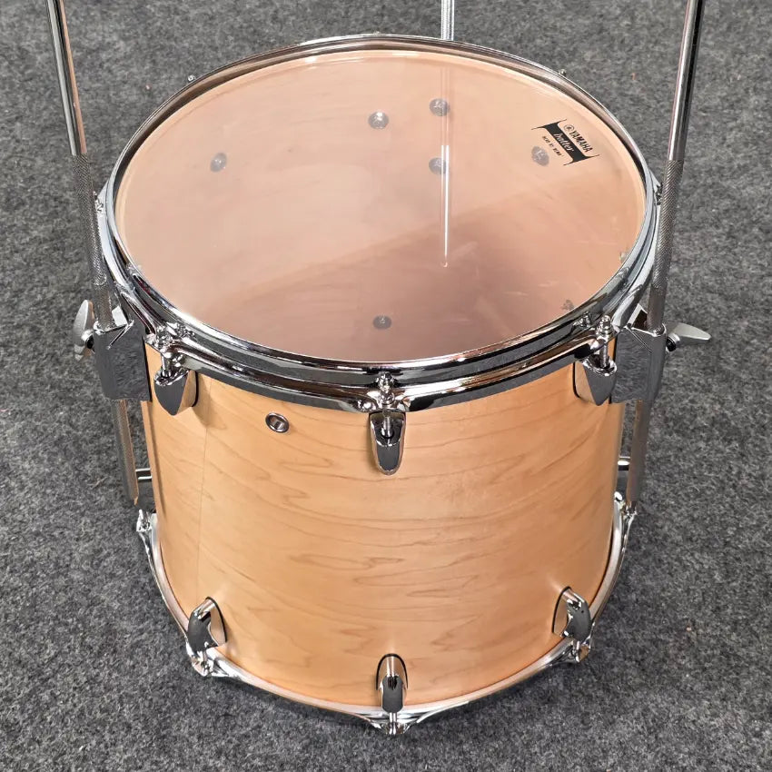 Used Yamaha Tour Custom Maple Floor Tom 14x13 Butterscotch Satin - Good - Drum Center Of Portsmouth