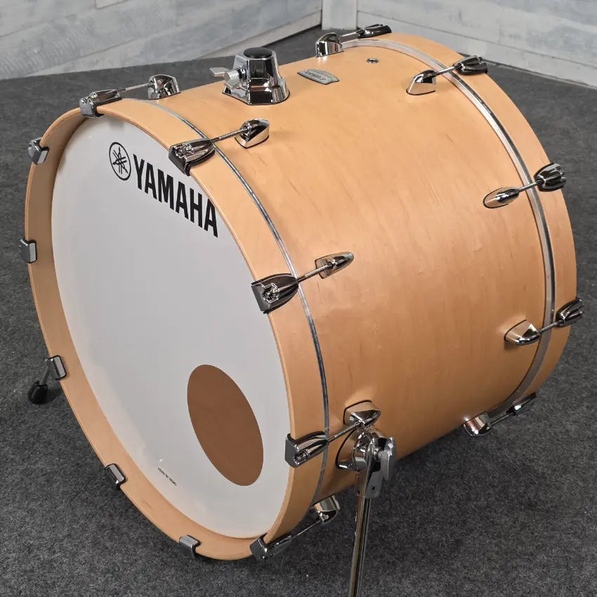 Used Yamaha Tour Custom Maple Bass Drum 22x16 Butterscotch Satin - Good - Drum Center Of Portsmouth