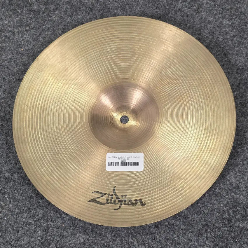 Used Zildjian A Splash Cymbal 12" (Cracked) - Fair - Drum Center Of Portsmouth