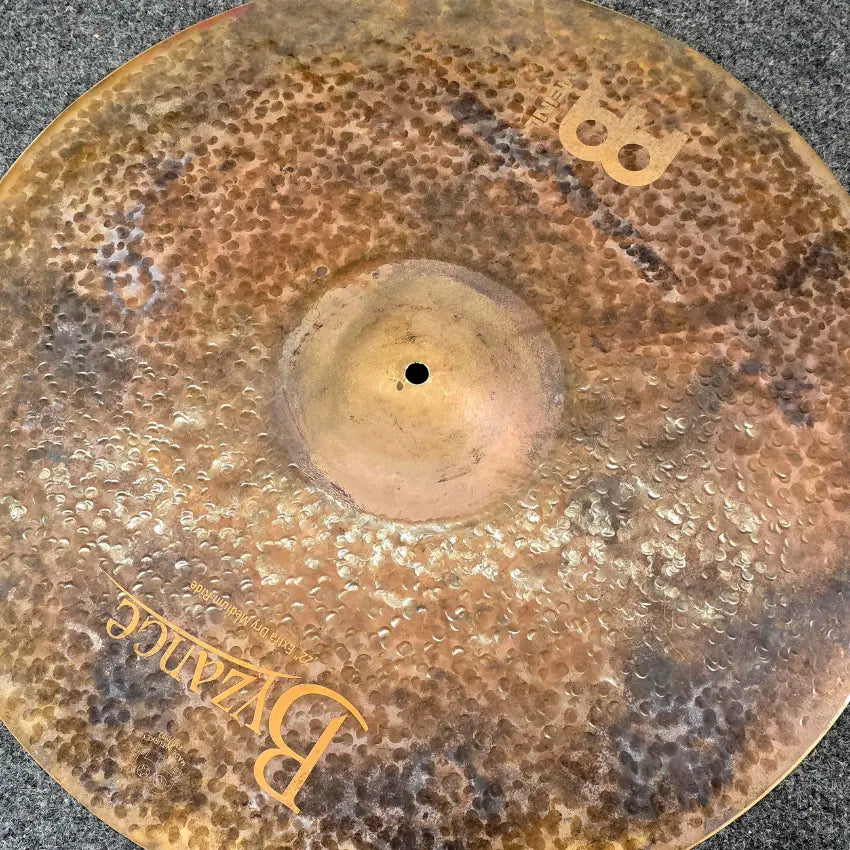 Used Meinl Byzance Extra Dry Thin Ride Cymbal 22" - Very Good - Drum Center Of Portsmouth