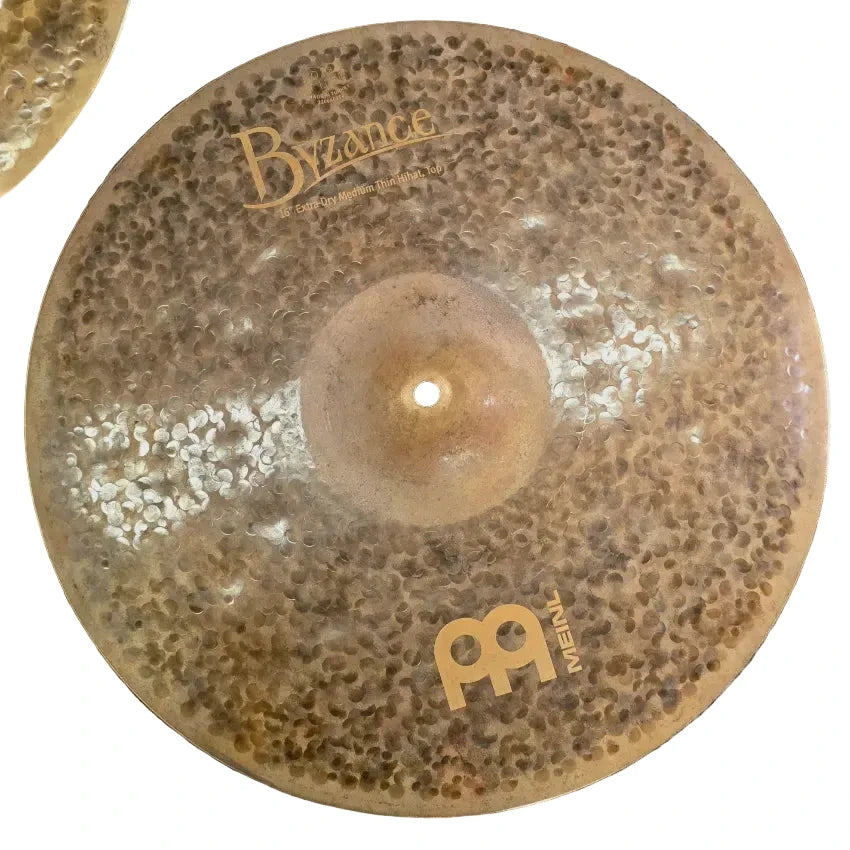 Used Meinl Byzance Extra Dry Medium Thin Hi Hat Cymbals 16" - Very Good - Drum Center Of Portsmouth