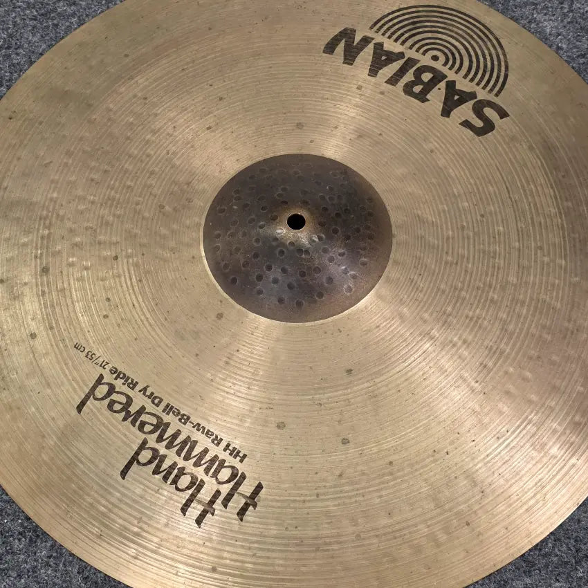 Used Sabian HH Raw-Bell Dry Ride 21" - Good - Drum Center Of Portsmouth