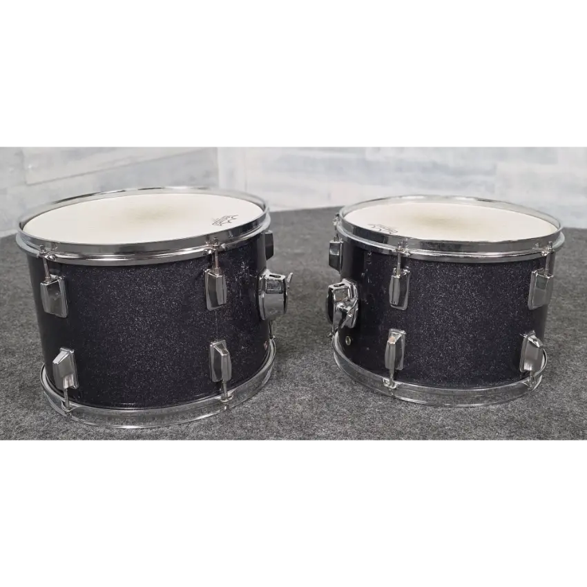 Used Misc MIJ 5pc Drum Set Grey Sparkle Wrap - Good - Drum Center Of Portsmouth