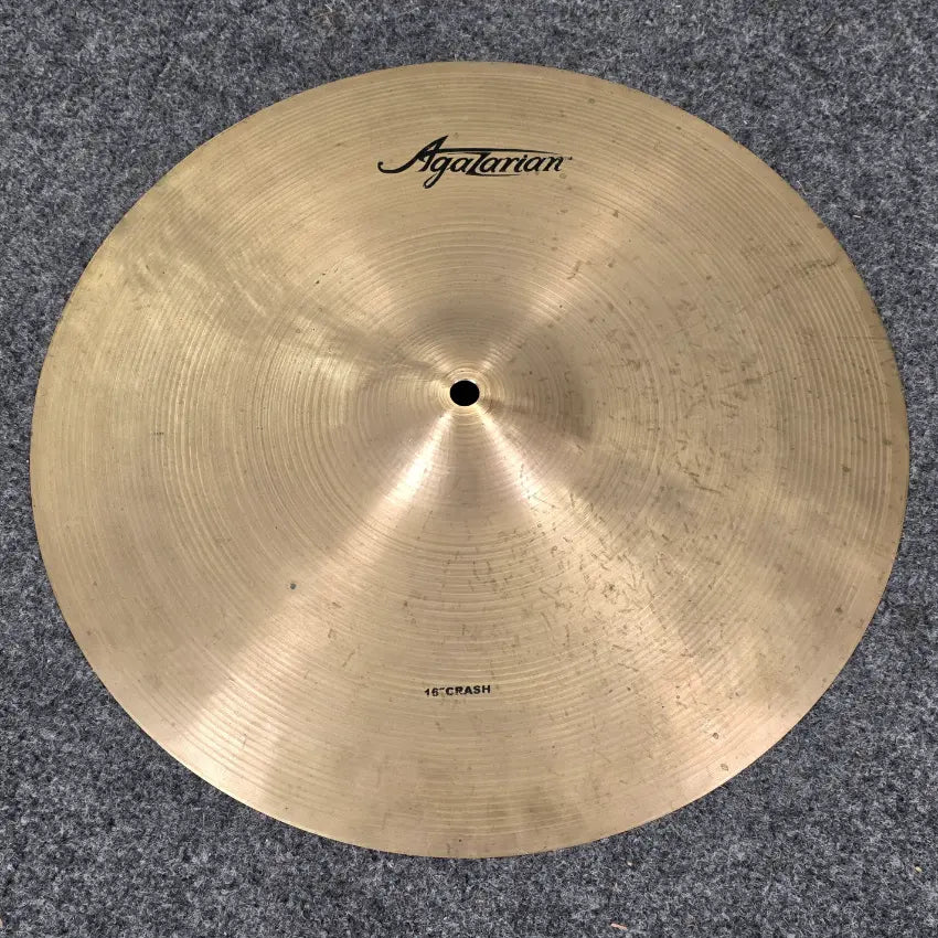 Used Agazarian Crash Cymbal 16" - Good - Drum Center Of Portsmouth