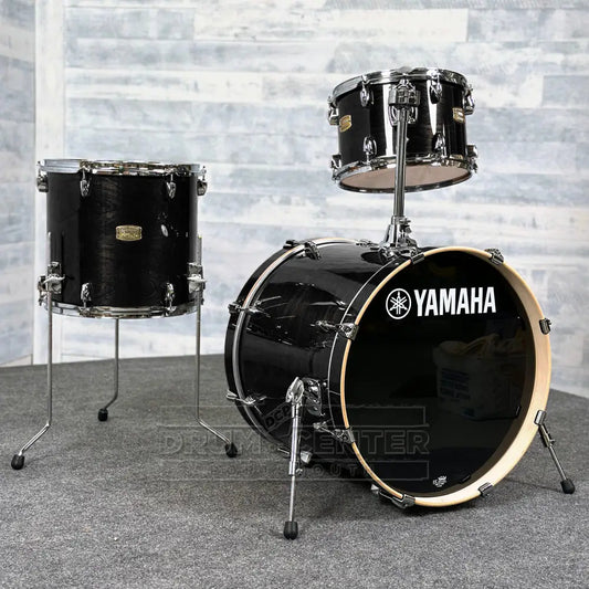 Yamaha Stage Custom Birch 3pc Drum Set 20/12/14 Raven Black - Drum Center Of Portsmouth
