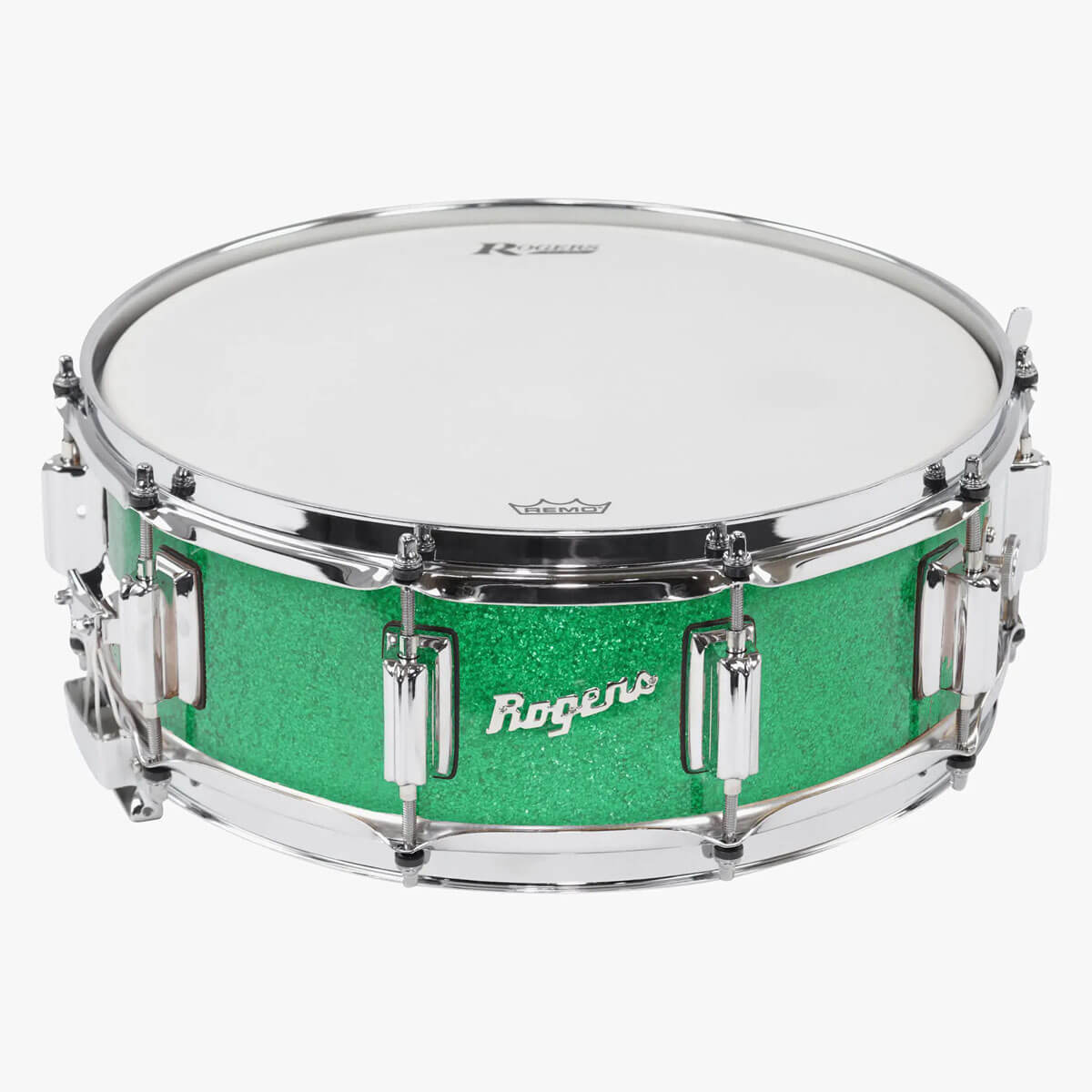 Rogers Dyna-Sonic Snare Drum 14x5 Green Sparkle - Drum Center Of Portsmouth