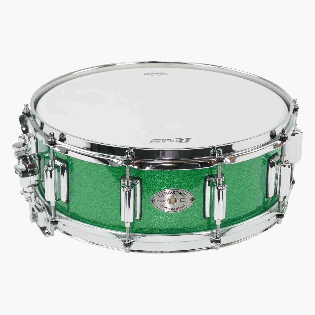Rogers Dyna-Sonic Snare Drum 14x5 Green Sparkle - Drum Center Of Portsmouth