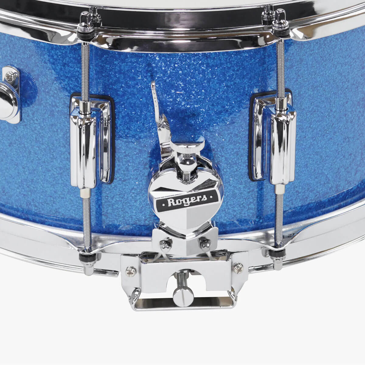 Rogers Dyna-Sonic Snare Drum 14x6.5 Blue Sparkle - Drum Center Of Portsmouth