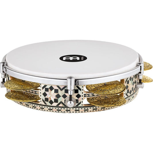 Meinl Percussion Artisan Riq Drum 8.75" White Burl Mosaic - Drum Center Of Portsmouth