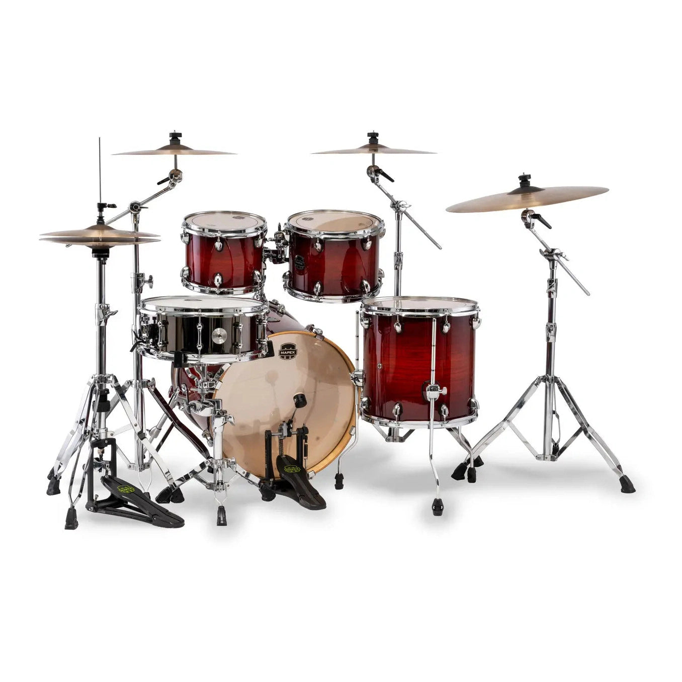 Mapex Armory 5pc Fusion Drum Set Red Onyx Burst