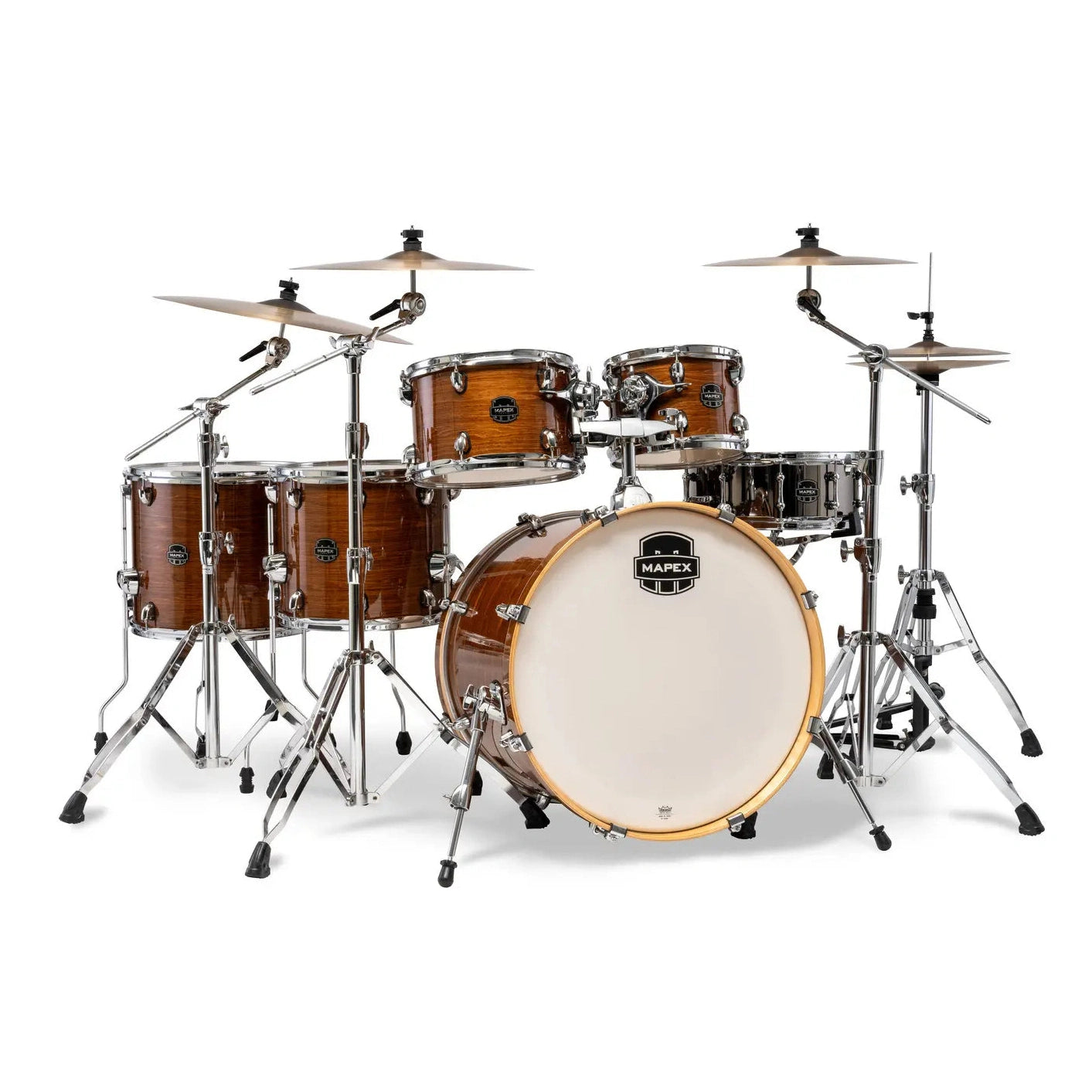 Mapex Armory 6pc Studioease Fast Drum Set Roasted Chestnut