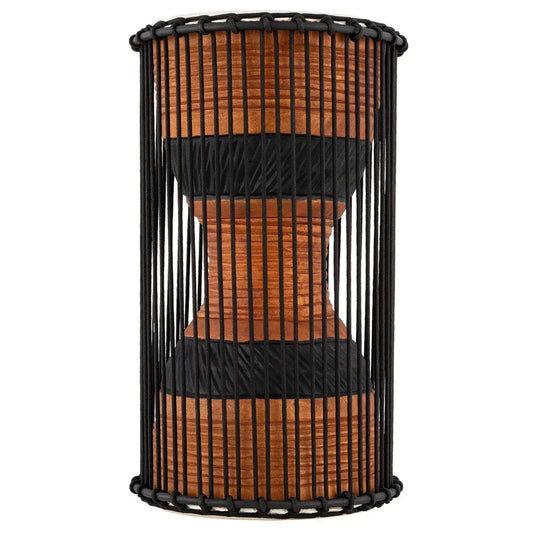 Meinl African Talking Drum 8 x 16 Large Brown/Black - Drum Center Of Portsmouth